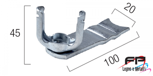 Supporto a sfera pesante zincato senza cuscinetto
